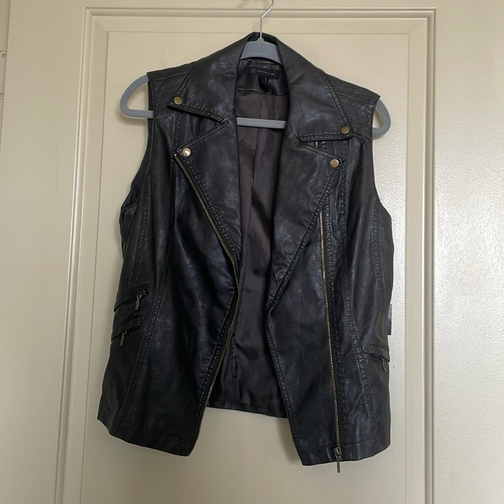 Leather vest